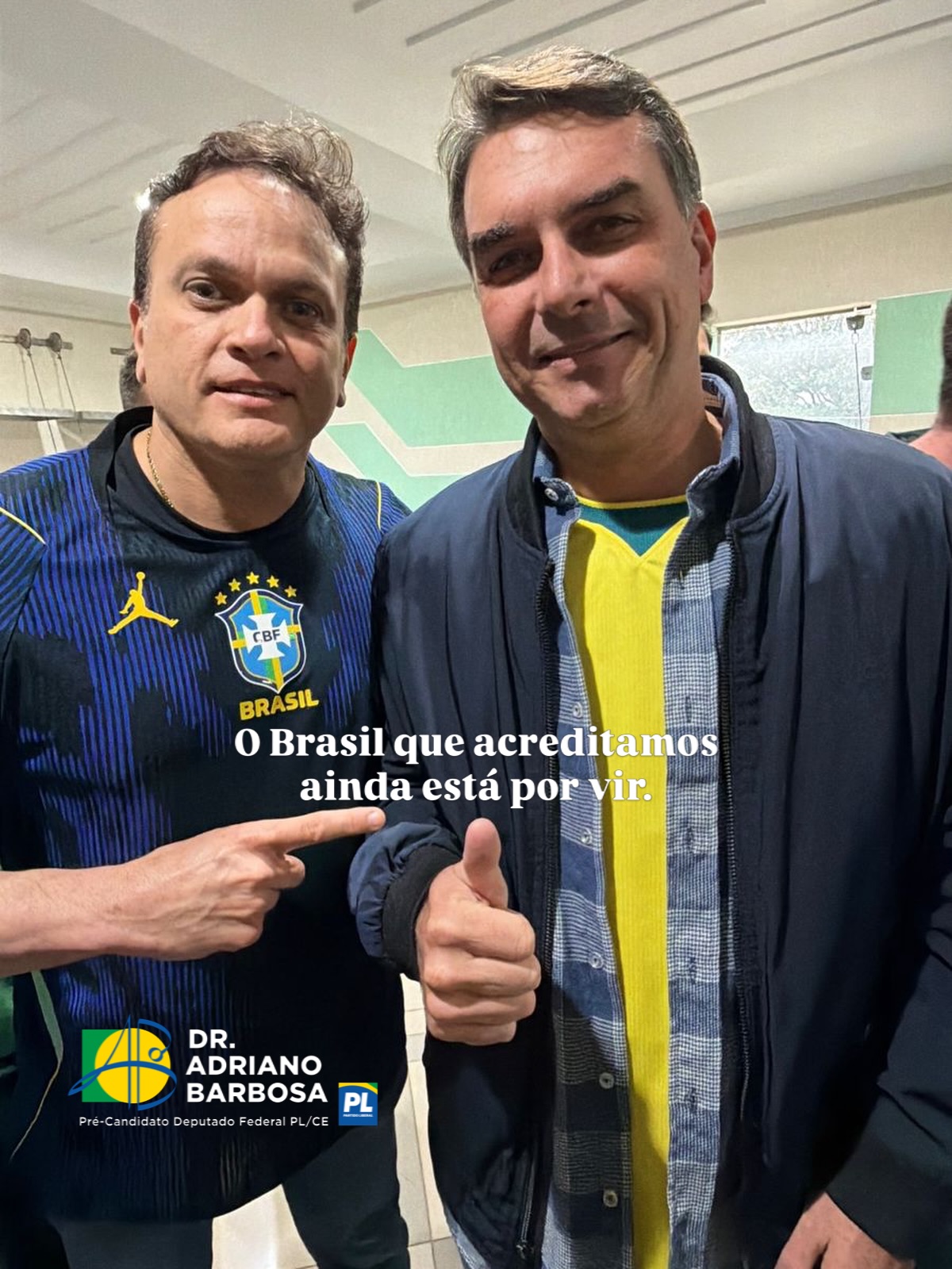 Dr. Adriano Barbosa em um registro público fornecido pela coordenação